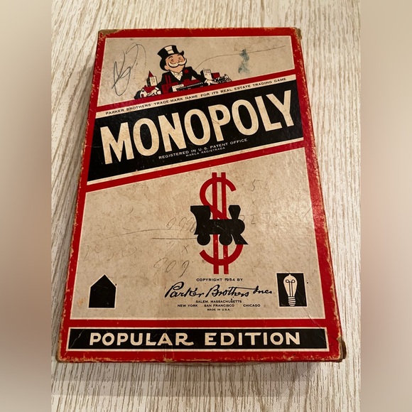 Monopoly Other - Vintage 1954 Monopoly Pieces & Parts
